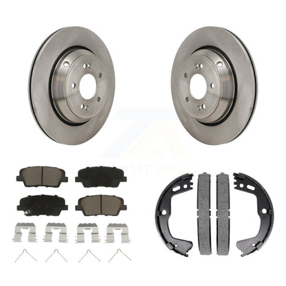 Kit de plaquettes en céramique et de chaussures de stationnement pour disques arrière, Rotors, pour Genesis G80 3.3 de 2018 à 2020