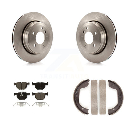 Kit de plaquettes en céramique et de freins de stationnement, Rotors à disque arrière, pour BMW 530i 525i 528