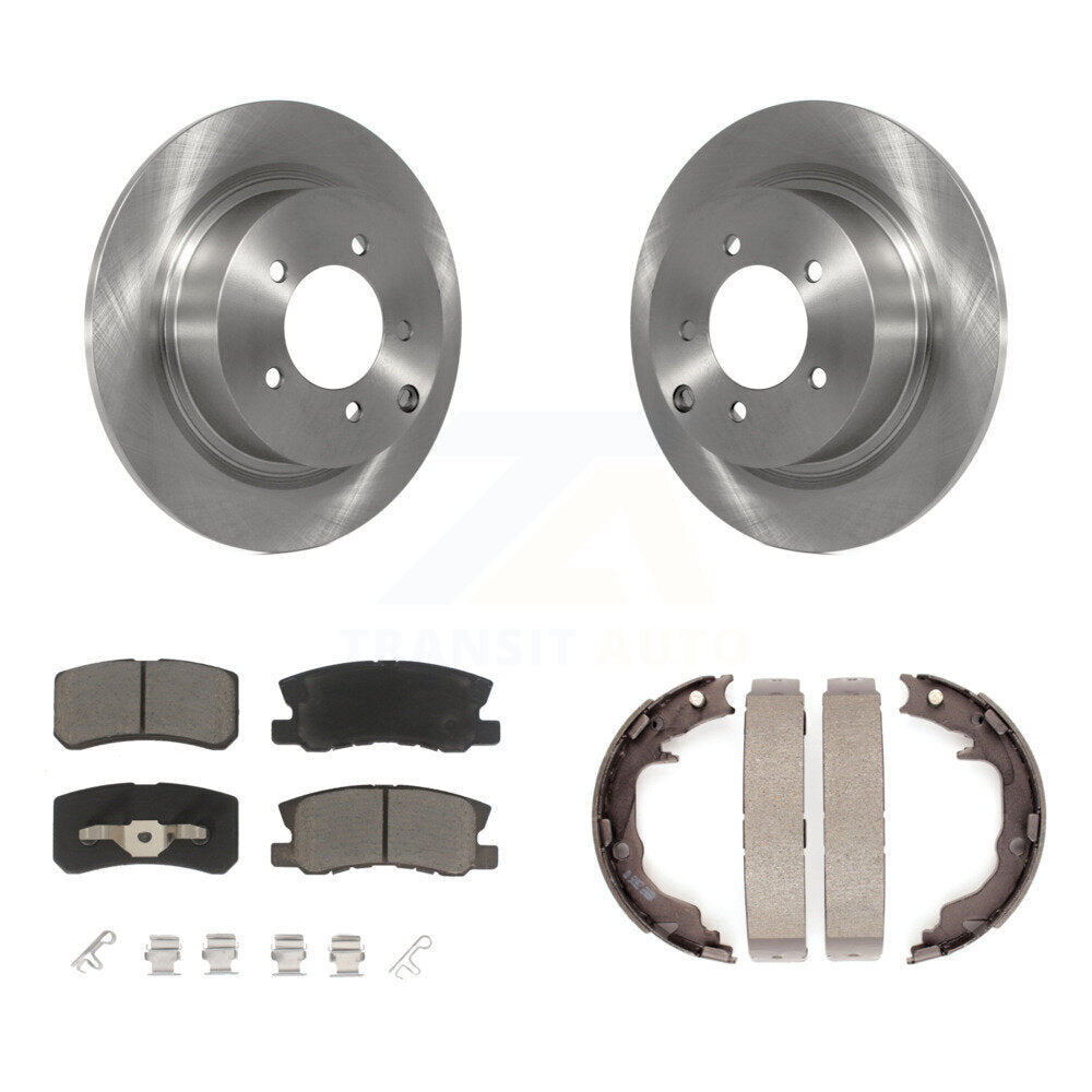 Kit de chaussures de stationnement avec plaquettes en céramique, Rotors à disque arrière, pour Jeep Mitsubishi Patriot 200
