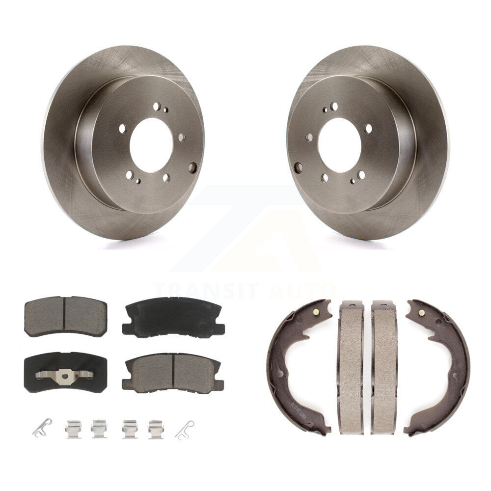 Kit de chaussures de stationnement avec plaquettes en céramique, Rotors à disque arrière, pour Mitsubishi Lancer Outlander