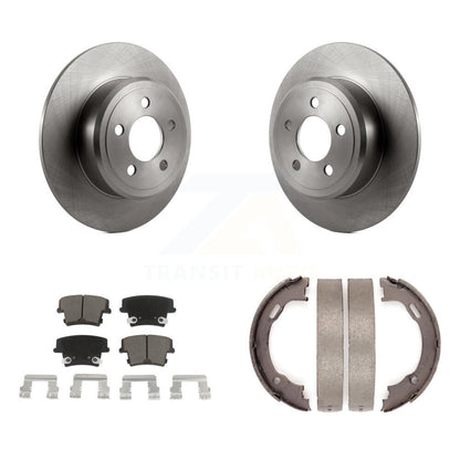 Kit de plaquettes en céramique et de chaussures de stationnement, Rotors à disque arrière, pour Dodge Chrysler 300 Charge