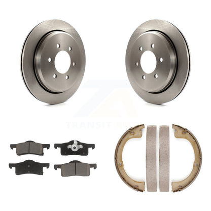 Kit de plaquettes en céramique et de chaussures de stationnement pour disques arrière, Rotors, pour Ford Expedition Lincoln