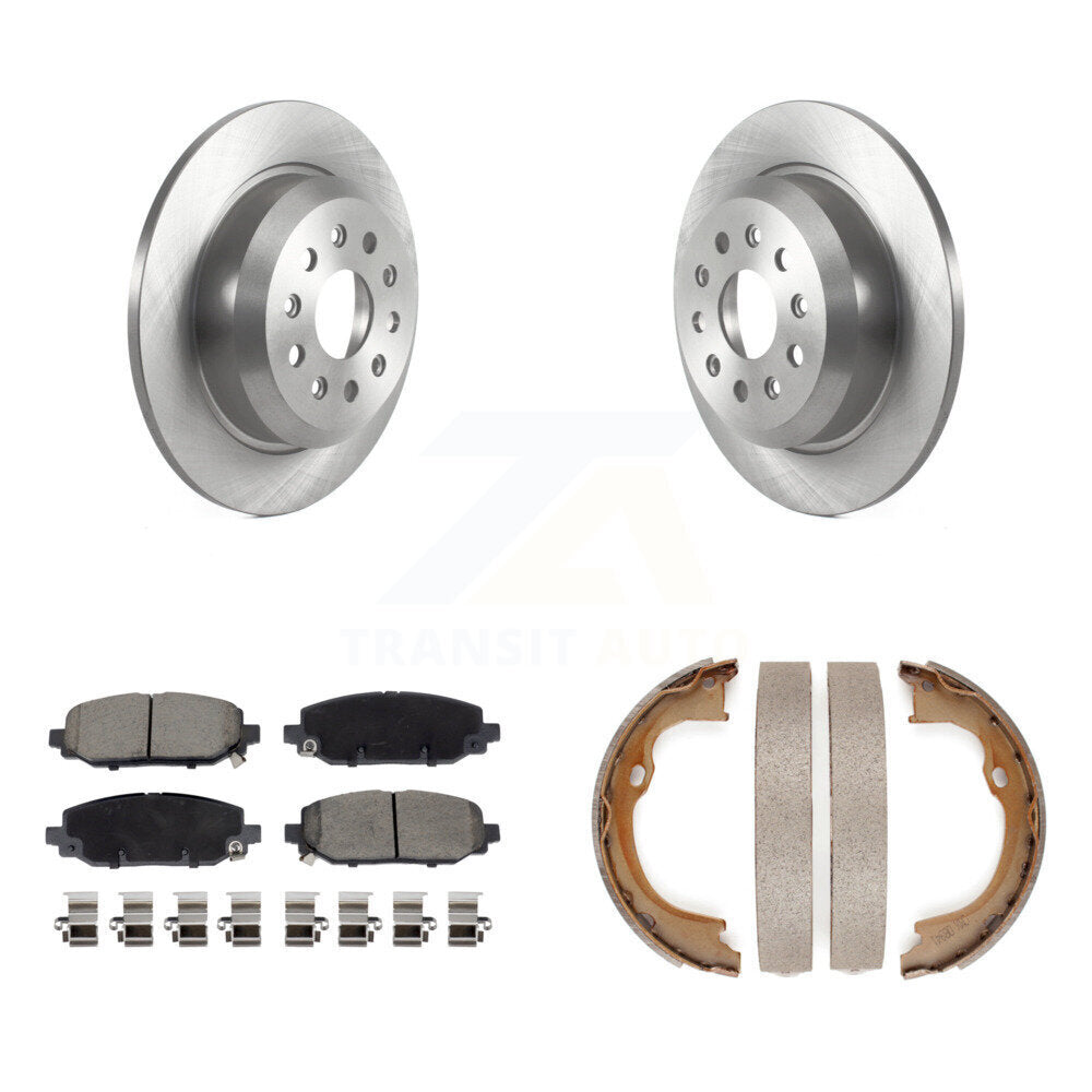 Kit de chaussures de stationnement avec plaquettes en céramique, Rotors à disque arrière, pour Jeep Wrangler Rubicon 18-20
