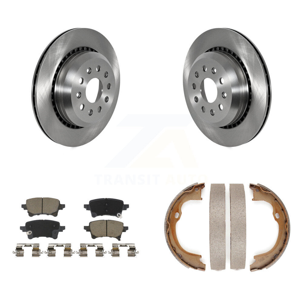 Kit de plaquettes en céramique et de chaussures de stationnement pour Rotors à disque arrière, pour Jeep Wrangler Gladiator