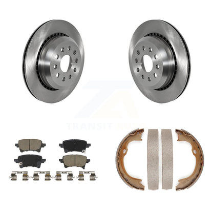 Kit de plaquettes en céramique et de chaussures de stationnement pour Rotors à disque arrière, pour Jeep Wrangler Gladiator