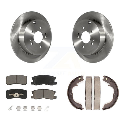 Kit de plaquettes en céramique et de freins de stationnement, Rotors à disque arrière, pour Mitsubishi Endeavour