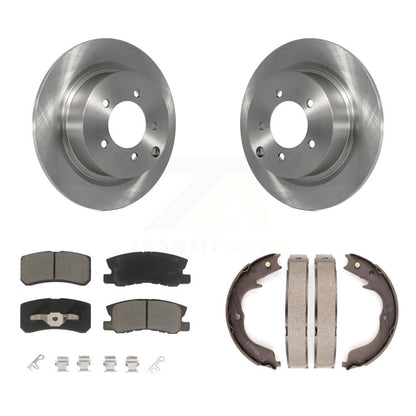 Kit de chaussures de stationnement avec plaquettes en céramique, Rotors à disque arrière, pour Mitsubishi Outlander 2.4 08