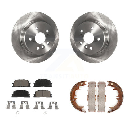 Kit de chaussures de stationnement avec plaquettes en céramique, Rotors à disque arrière, pour Toyota Highlander AWD 01-03