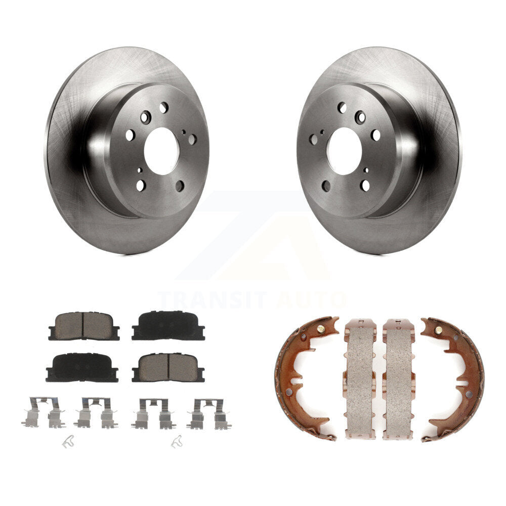 Kit de chaussures de stationnement avec plaquettes en céramique, Rotors à disque arrière, pour Toyota Highlander FWD 01-03