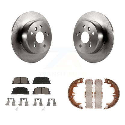 Kit de chaussures de stationnement avec plaquettes en céramique, Rotors à disque arrière, pour Toyota Highlander FWD 01-03