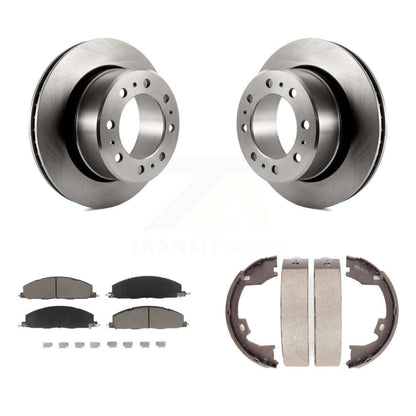 Kit de plaquettes en céramique et de chaussures de stationnement pour Rotors à disque arrière, pour Ram 3500 2500 1500 Dodge