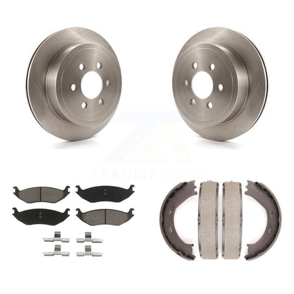 Kit de plaquettes en céramique et de patins de frein de stationnement, Rotors à disque arrière, pour Dodge Durang 2003