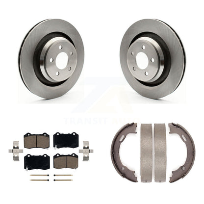 Kit de plaquettes en céramique et de chaussures de stationnement, Rotors à disque arrière, pour Dodge Charger Chrysler 30