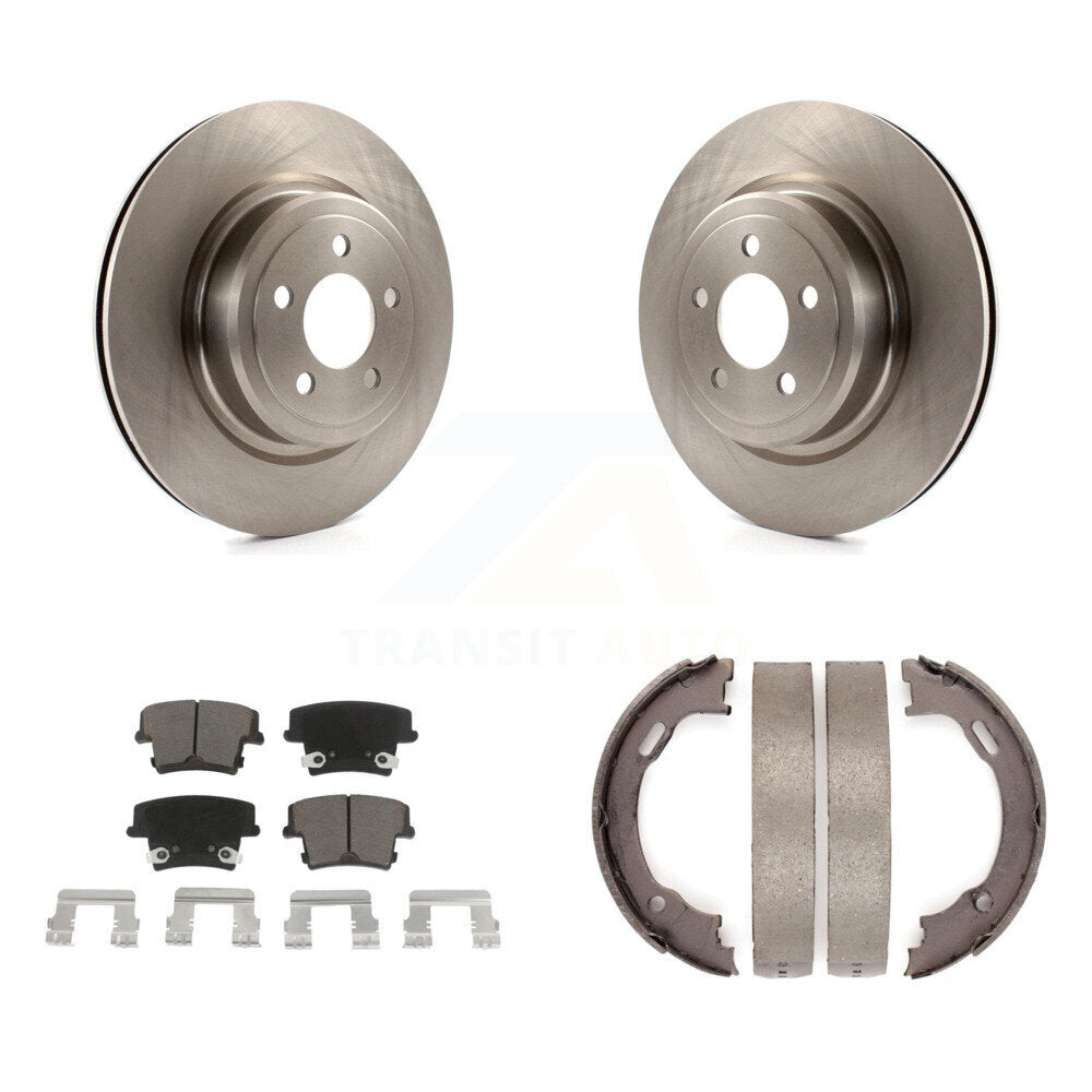 Kit de plaquettes en céramique et de freins de stationnement, Rotors à disque arrière, pour Dodge Charger Magnu