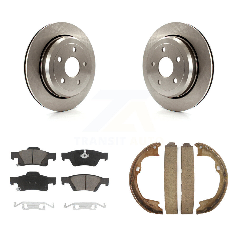 Kit de chaussures de stationnement avec plaquettes en céramique, Rotors à disque arrière, pour Jeep Grand Cherokee Dodge W