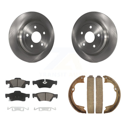 Kit de plaquettes en céramique et de chaussures de stationnement, Rotors à disque arrière, pour Dodge Durango Jeep Gran