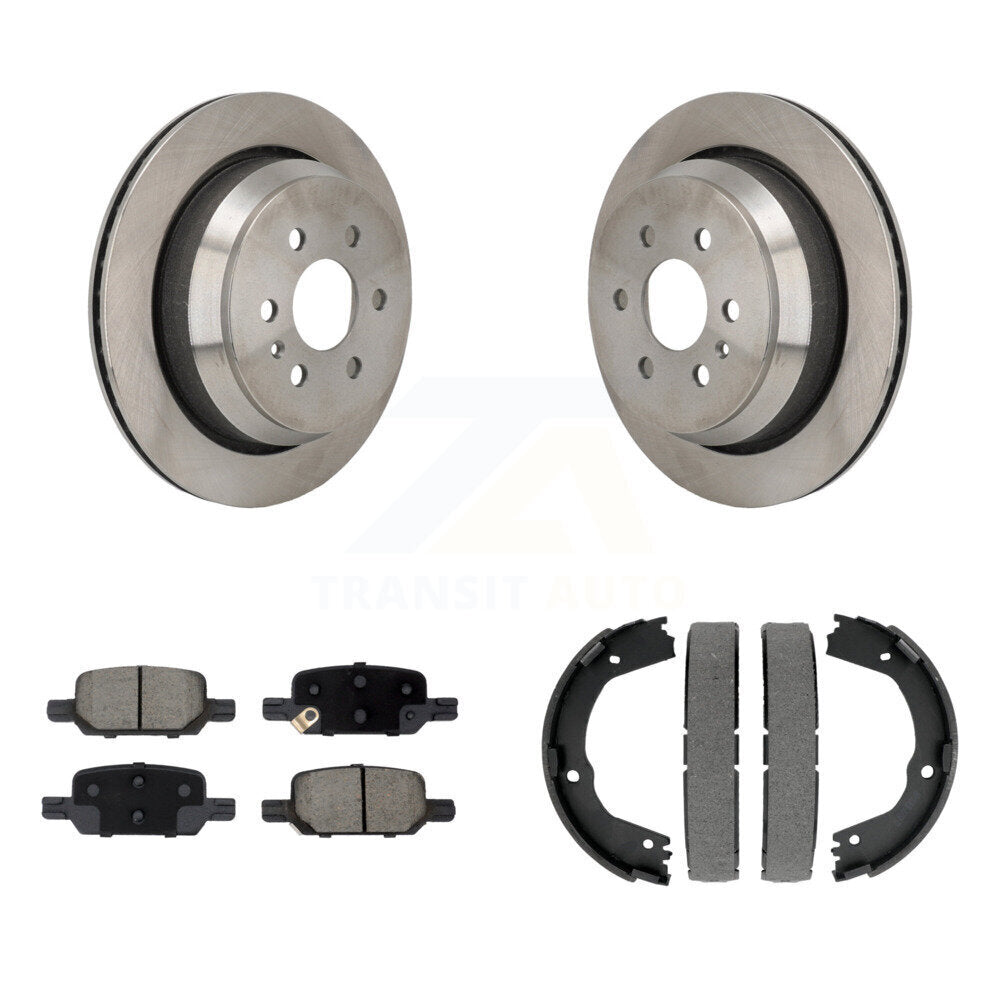 Kit de chaussures de frein de stationnement, Rotors à disque arrière, plaquettes en céramique, pour Chevrolet Colorado GM