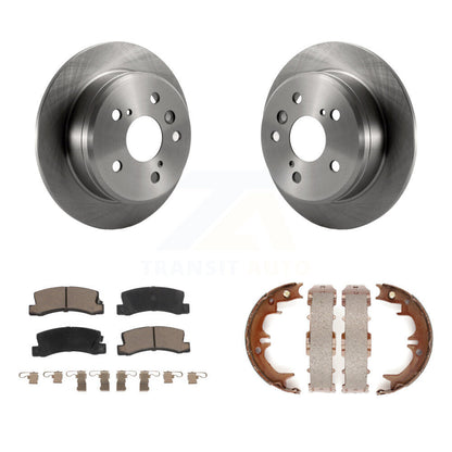 Kit de plaquettes en céramique et de chaussures de stationnement, Rotors à disque arrière, pour Toyota Camry Solara Lexus