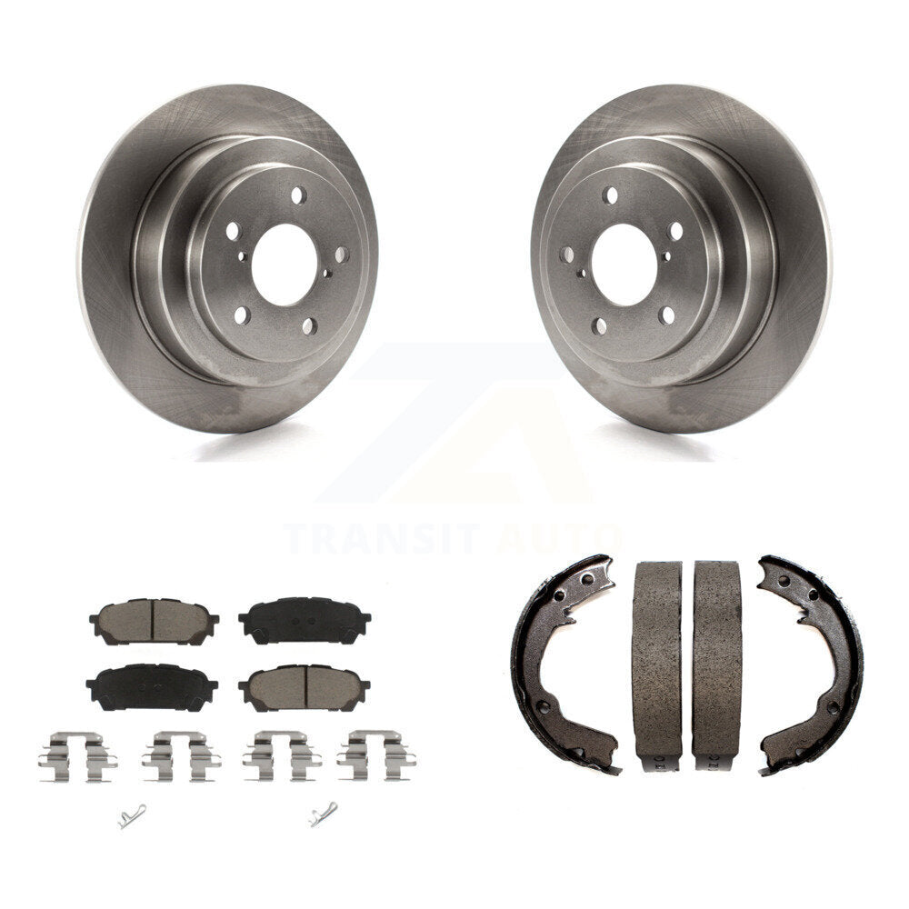Kit de chaussures de stationnement avec plaquettes en céramique, Rotors à disque arrière, pour Subaru Impreza Forester Saa