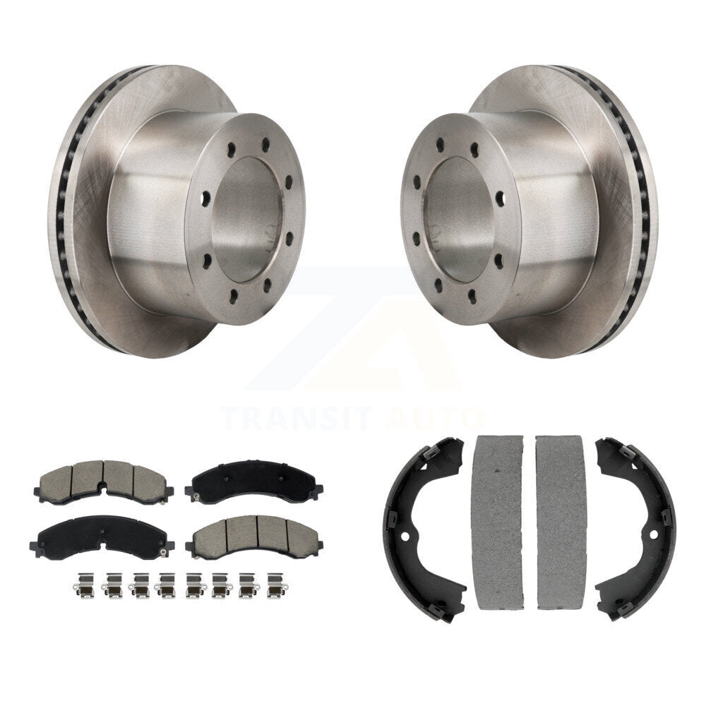 Kit de chaussures de stationnement avec plaquettes en céramique, Rotors à disque arrière, pour GMC Sierra 3500 HD Chevrole