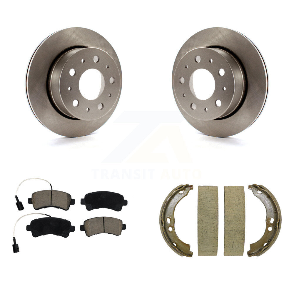 Kit de chaussures de stationnement avec plaquettes en céramique, Rotors à disque arrière, pour Ram ProMaster 2500 3500 150