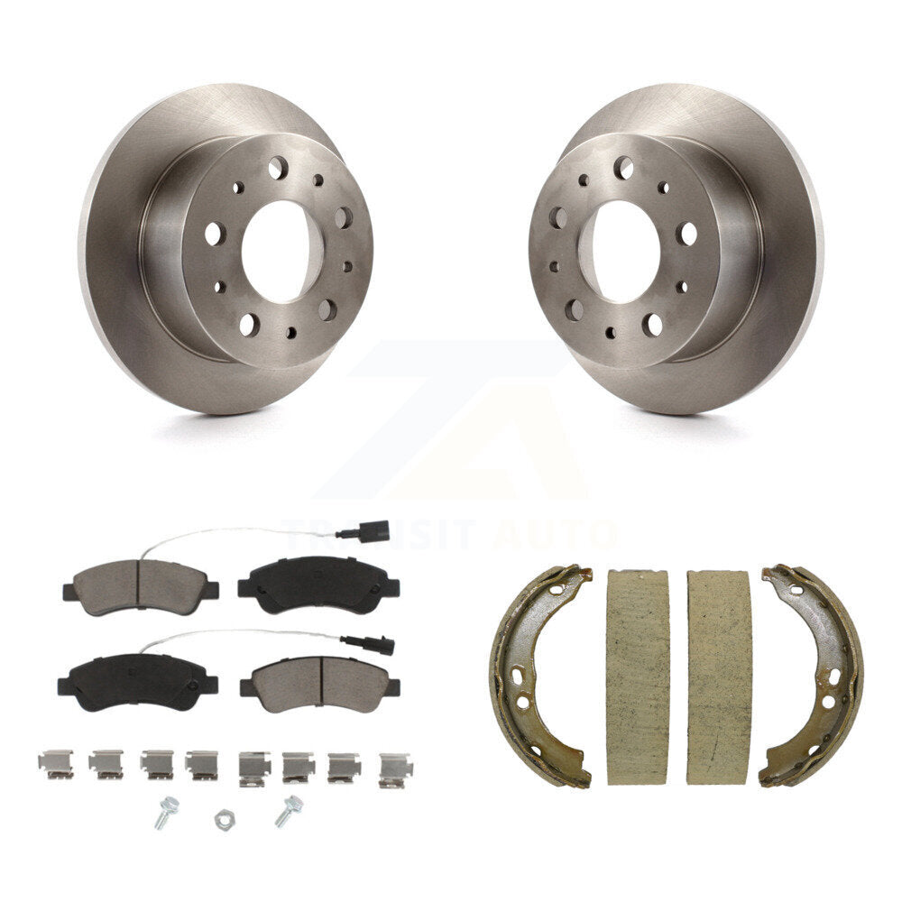 Kit de chaussures de stationnement avec plaquettes en céramique, Rotors à disque arrière, pour Ram ProMaster 2500 3500 150