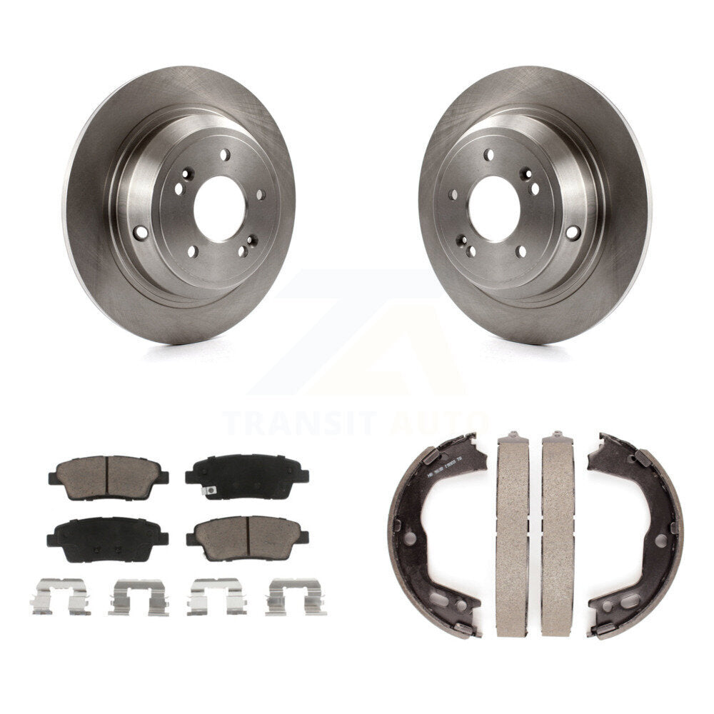 Kit de plaquettes en céramique et de freins de stationnement, Rotors à disque arrière, pour Hyundai Genesis