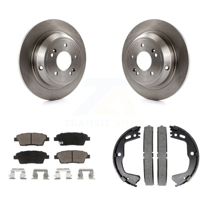 Kit de plaquettes en céramique et de freins de stationnement, Rotors à disque arrière, pour Hyundai Genesis G80