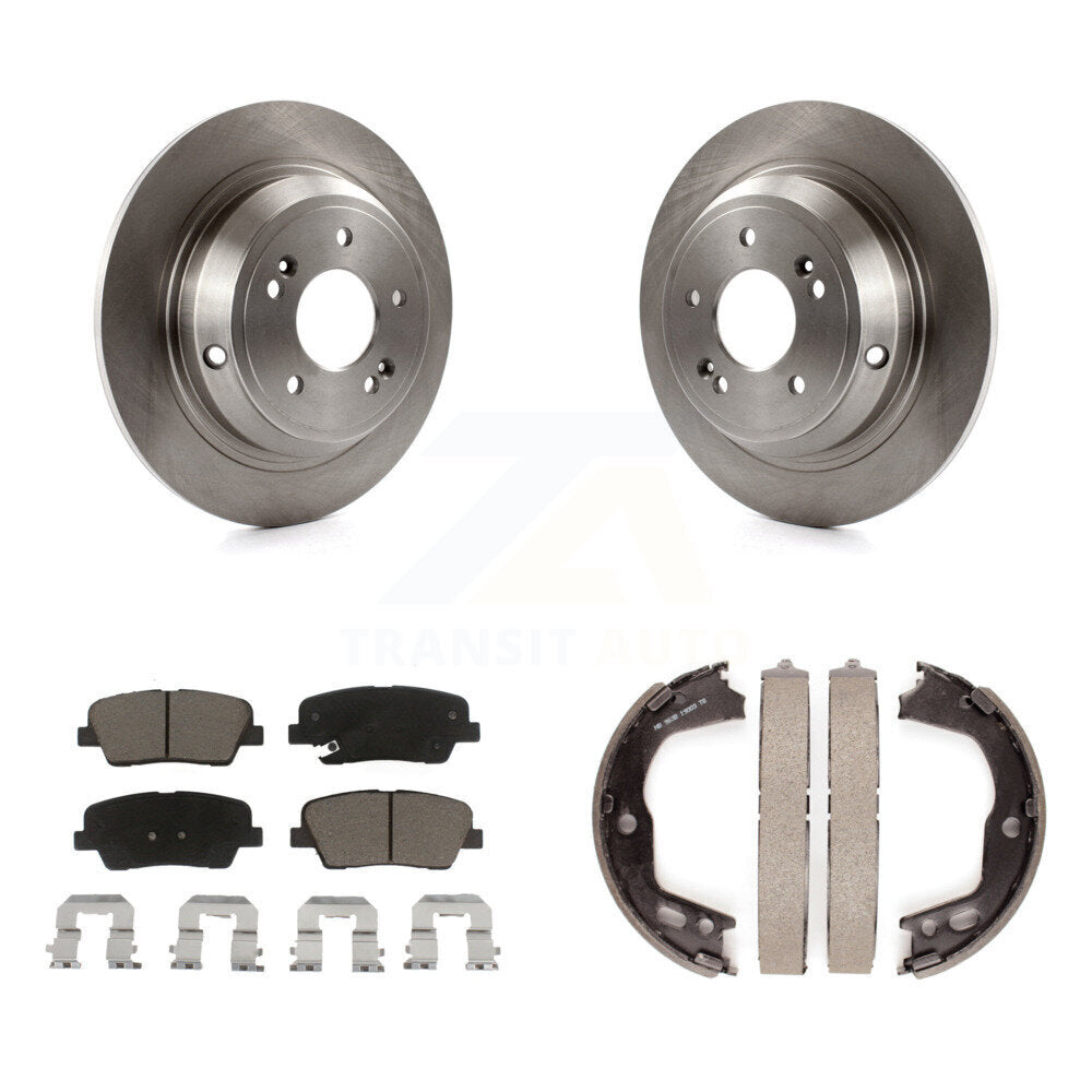 Kit de plaquettes en céramique et de freins de stationnement, Rotors à disque arrière, pour Hyundai Genesis