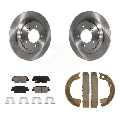 Kit de plaquettes en céramique et de patins de frein de stationnement, Rotors à disque arrière, pour Kia Optima