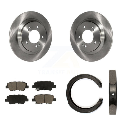 Kit de plaquettes en céramique et de patins de frein de stationnement, Rotors à disque arrière, pour Kia Optima