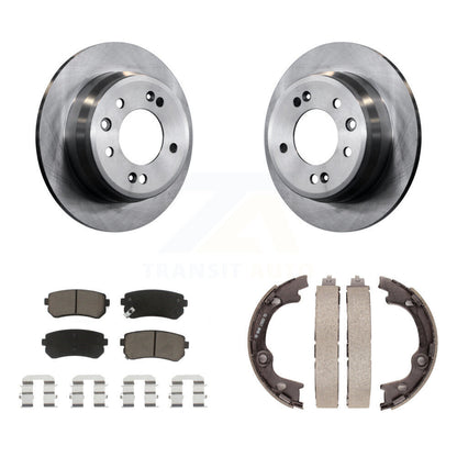 Kit de chaussures de frein de stationnement, Rotors à disque arrière, plaquettes en céramique, pour Hyundai Tucson Elantr