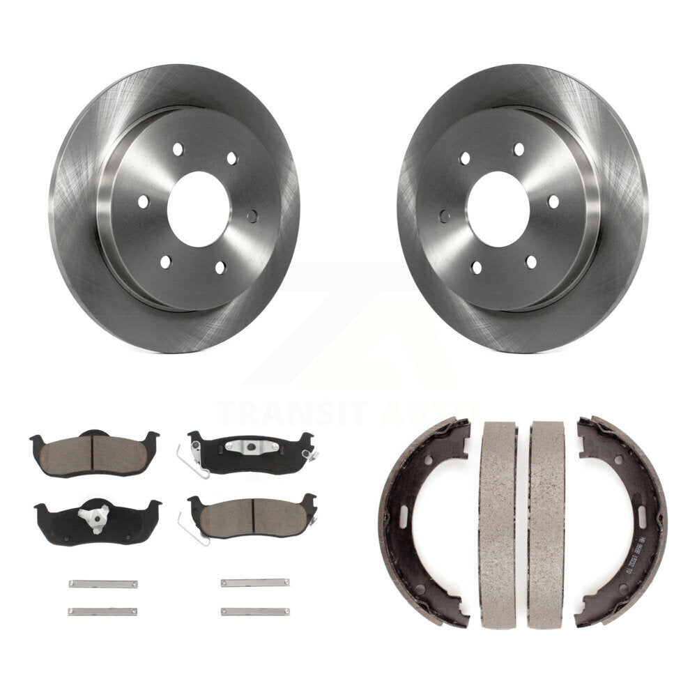 Kit de chaussures de stationnement avec plaquettes en céramique, Rotors à disque arrière, pour Nissan TITAN Armada INFINIT