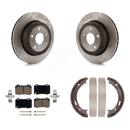 Kit de plaquettes en céramique et de chaussures de stationnement pour Rotors à disque arrière, pour Jeep Grand Cherokee SRT