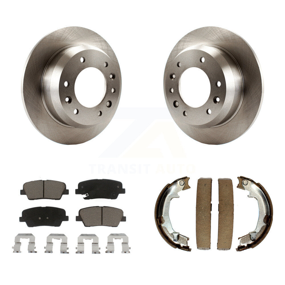 Kit de chaussures de stationnement avec plaquettes en céramique, Rotors à disque arrière, pour Kia Sedona Hyundai Entourag