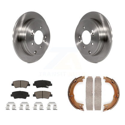 Kit de plaquettes en céramique et de freins de stationnement, Rotors à disque arrière, pour Kia Amant 2007 – 2009