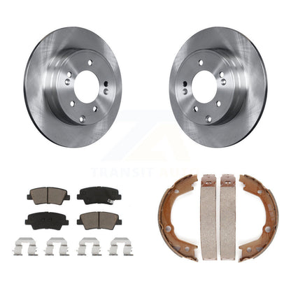 Kit de plaquettes en céramique et de freins de stationnement, Rotors à disque arrière, pour Hyundai Sonata 3,3 l