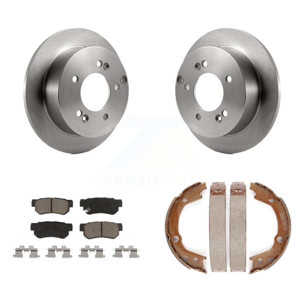 Kit de chaussures de stationnement avec plaquettes en céramique, Rotors à disque arrière, pour Hyundai Tucson Kia Sportage
