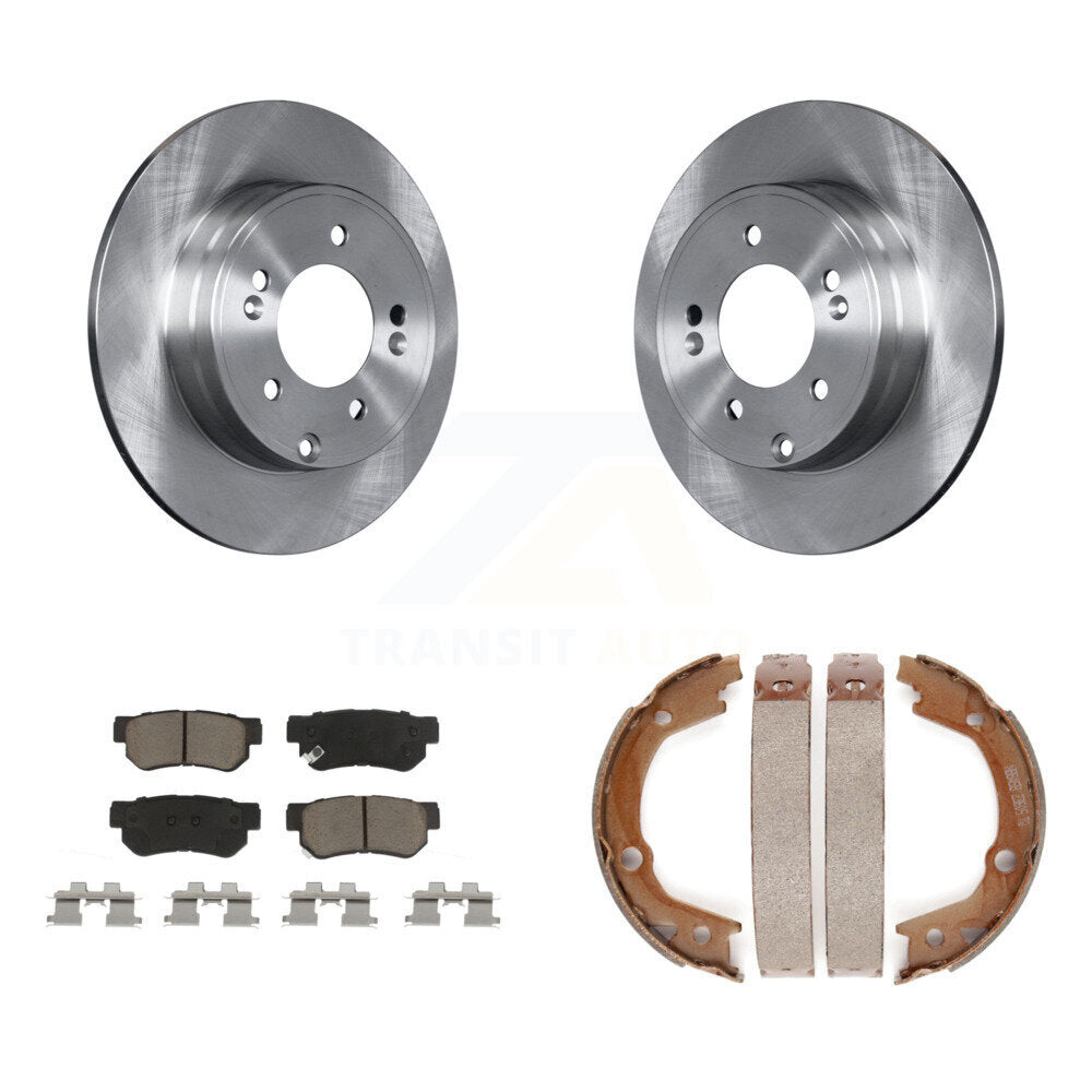 Kit de plaquettes en céramique et de freins de stationnement, Rotors à disque arrière, pour Hyundai Sonata 3,3 l