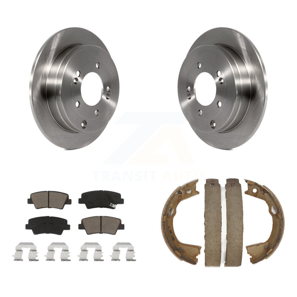 Kit de chaussures de stationnement avec plaquettes en céramique, Rotors à disque arrière, pour 10 Hyundai Azera à 07 06 0