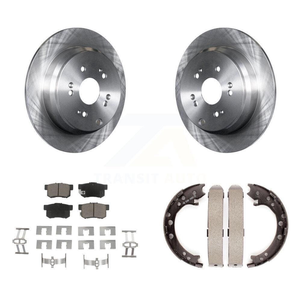 Kit de plaquettes en céramique et de patins de frein de stationnement, Rotors à disque arrière pour Acura RDX