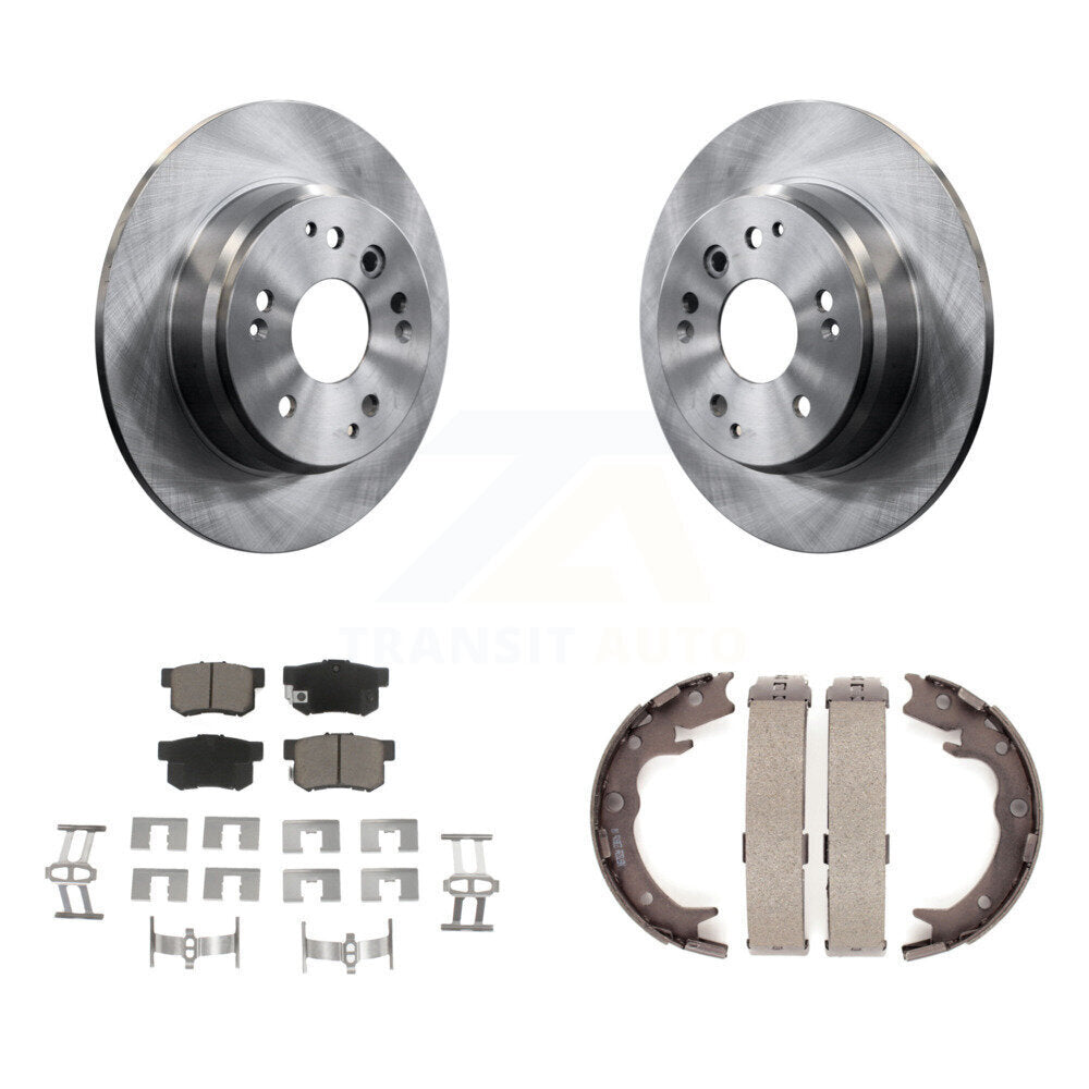 Kit de chaussures de frein de stationnement, Rotors à disque arrière, plaquettes en céramique, pour Acura TL Honda Elemen