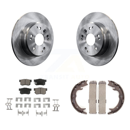 Kit de chaussures de frein de stationnement, Rotors à disque arrière, plaquettes en céramique, pour Acura TL Honda Elemen