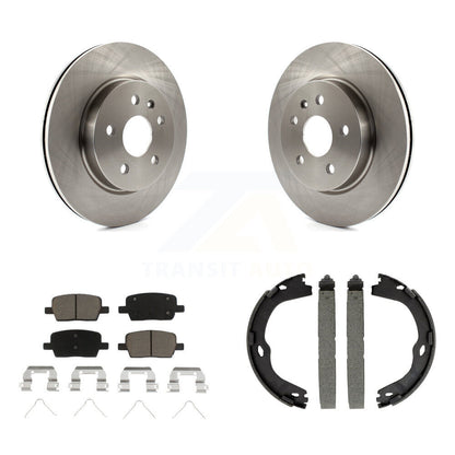 Kit de plaquettes en céramique et de freins de stationnement, Rotors à disque arrière, pour Chevrolet Camaro