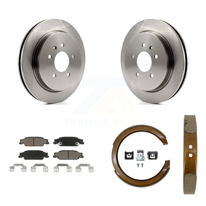 Kit de plaquettes en céramique et de freins de stationnement, Rotors à disque arrière, pour Cadillac CTS STS