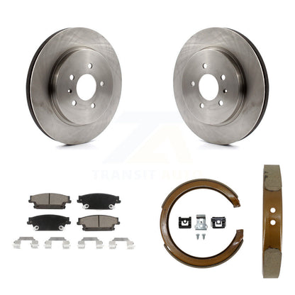 Kit de plaquettes en céramique et de freins de stationnement, Rotors à disque arrière, pour Cadillac CTS STS