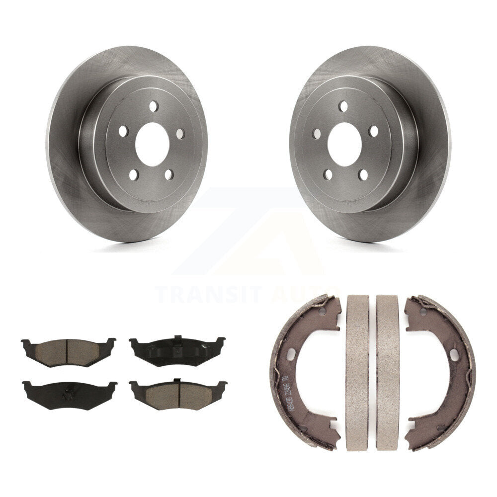 Kit de chaussures de stationnement avec plaquettes en céramique, Rotors à disque arrière, pour Chrysler Sebring PT Cruiser