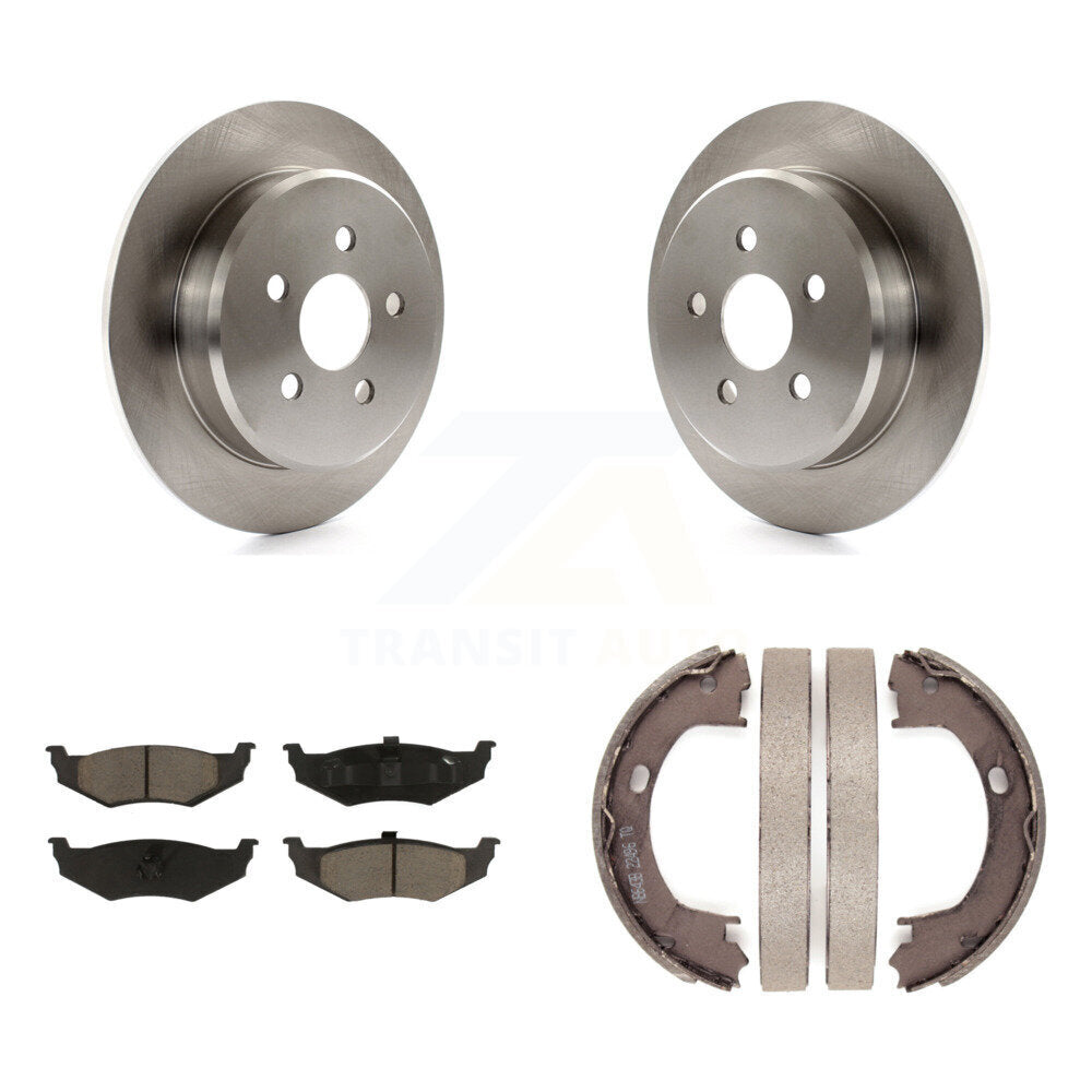 Kit de chaussures de stationnement avec plaquettes en céramique, Rotors à disque arrière, pour Chrysler PT Cruiser Sebring