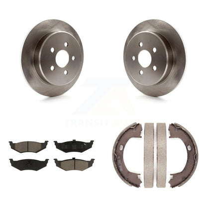 Kit de plaquettes en céramique et de chaussures de stationnement, Rotors à disque arrière, pour Chrysler PT Cruiser Dodge