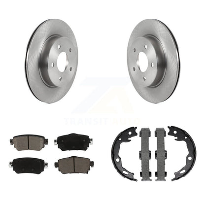 Kit de plaquettes en céramique et de chaussures de stationnement, Rotors à disque arrière, pour Nissan Rogue Sport Qashqa